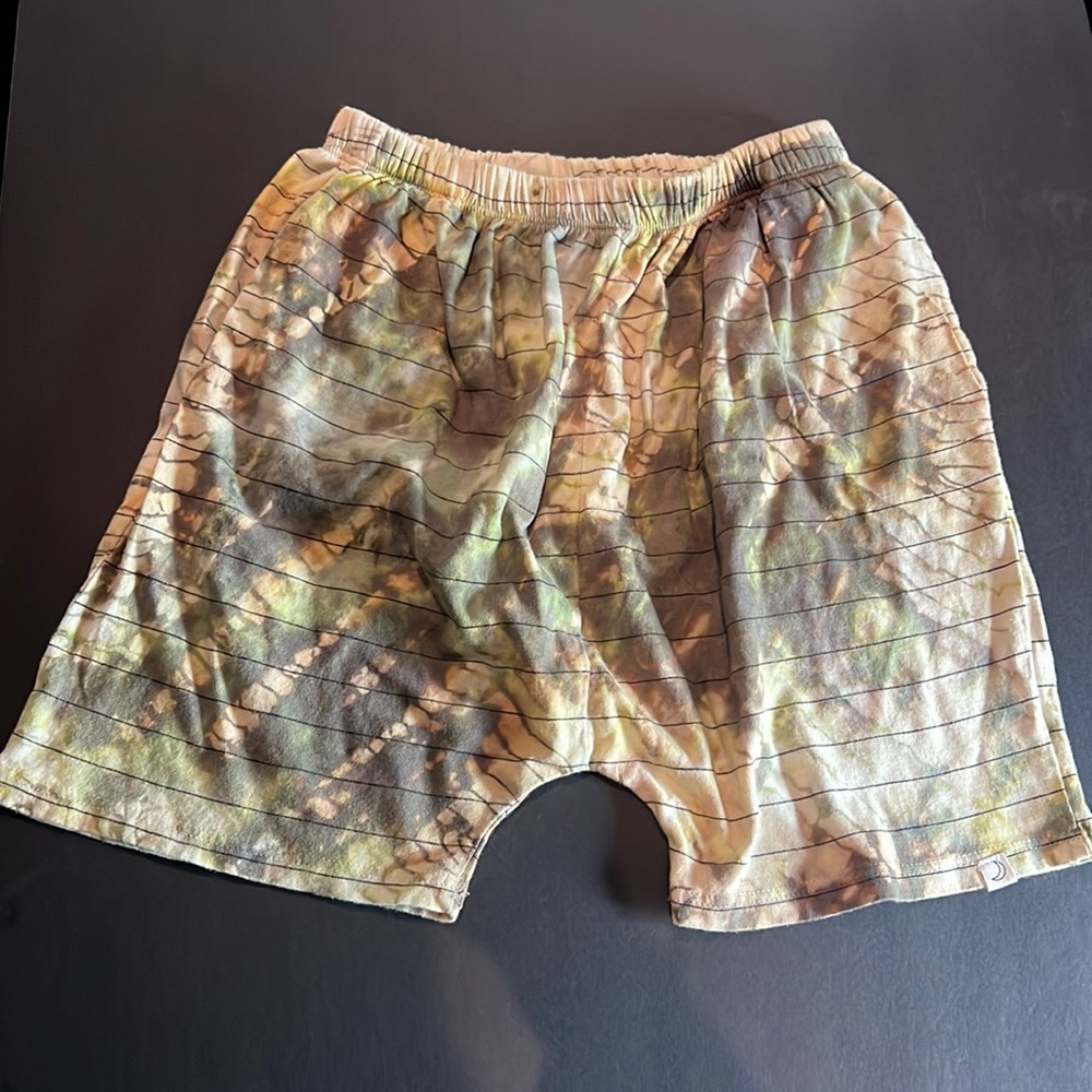 Harem boys short by Little Moon Society tan/green tye dye Size 6T